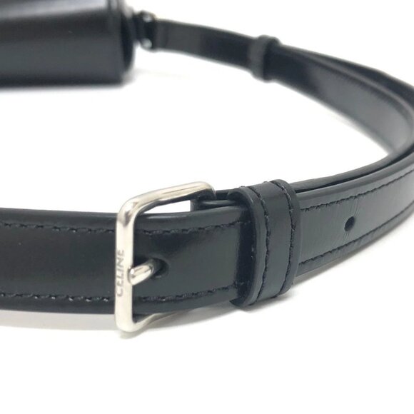 CELINE Triomphe Classic Bag Shoulder Bag Leather SVHardware Black/SilverHardware - Picture 5 of 13